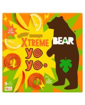 Bear Sour Mango XTREME Yoyo's 20g x 5 (1 pack)