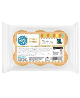 Wish4 Fairtrade Toffee 6 Muffins-Single