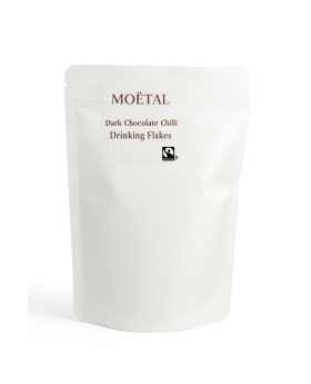 Moetal Dark Choc Chili Drinking Flakes 200g