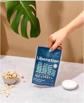 Liberation FT Roasted Salted Cashew & Peanuts 90g- Case of 10