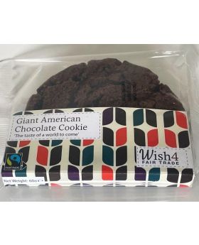 Wish4 Fairtrade Giant American Chocolate Cookies 60g