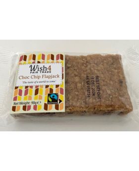 Wish4 Fairtrade Chocolate Chip Flapjack 90g