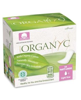 Organ(y)c Pantyliners folded 100% cotton 24pcs (GOTS certified)