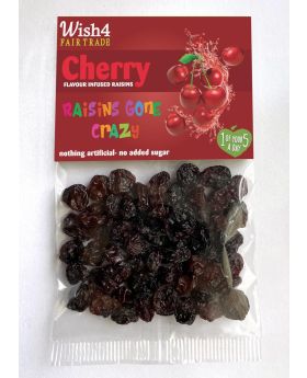 Wish4 Fairtrade Natural Cherry Flavoured Raisins 30g