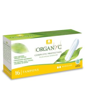 Organ(y)c Compact Tampons Applicator Regular 100% cotton 16pcs