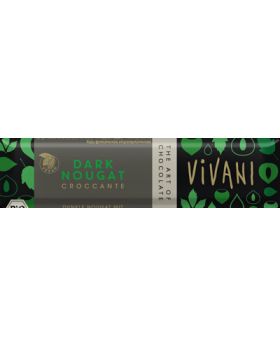 Vivani ORG Dark Nougat Croccante Chocolate 35g