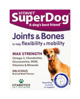 Vitavet Superdog Joints & Bones Tablets 30s