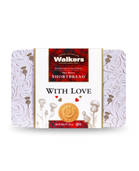 Walkers With Love' Thistle Shortbread Tin 300g