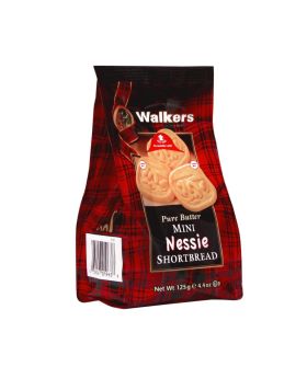 Walkers Mini Nessie Shortbread Bag 125g 