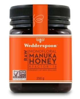 Wedderspoon KFactor 16 Raw Manuka Honey 250g