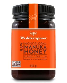 Wedderspoon KFactor 12 Raw Manuka Honey 500g-Single