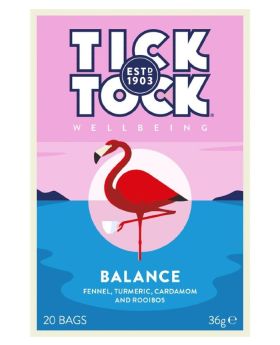 Tick Tock Balance Fennel, Turmeric, Cinnamon and Rooibos Tea (20's) 36g
