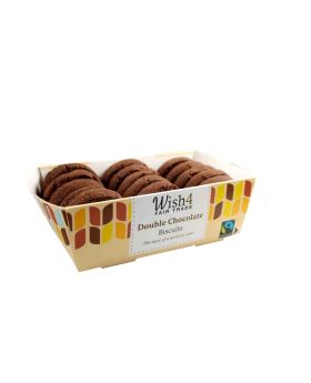 Wish4 Fairtrade Double Chocolate Biscuits 220g