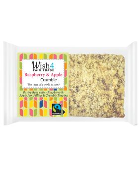 Wish4 Fair Trade Raspberry & Apple Crumble 50g